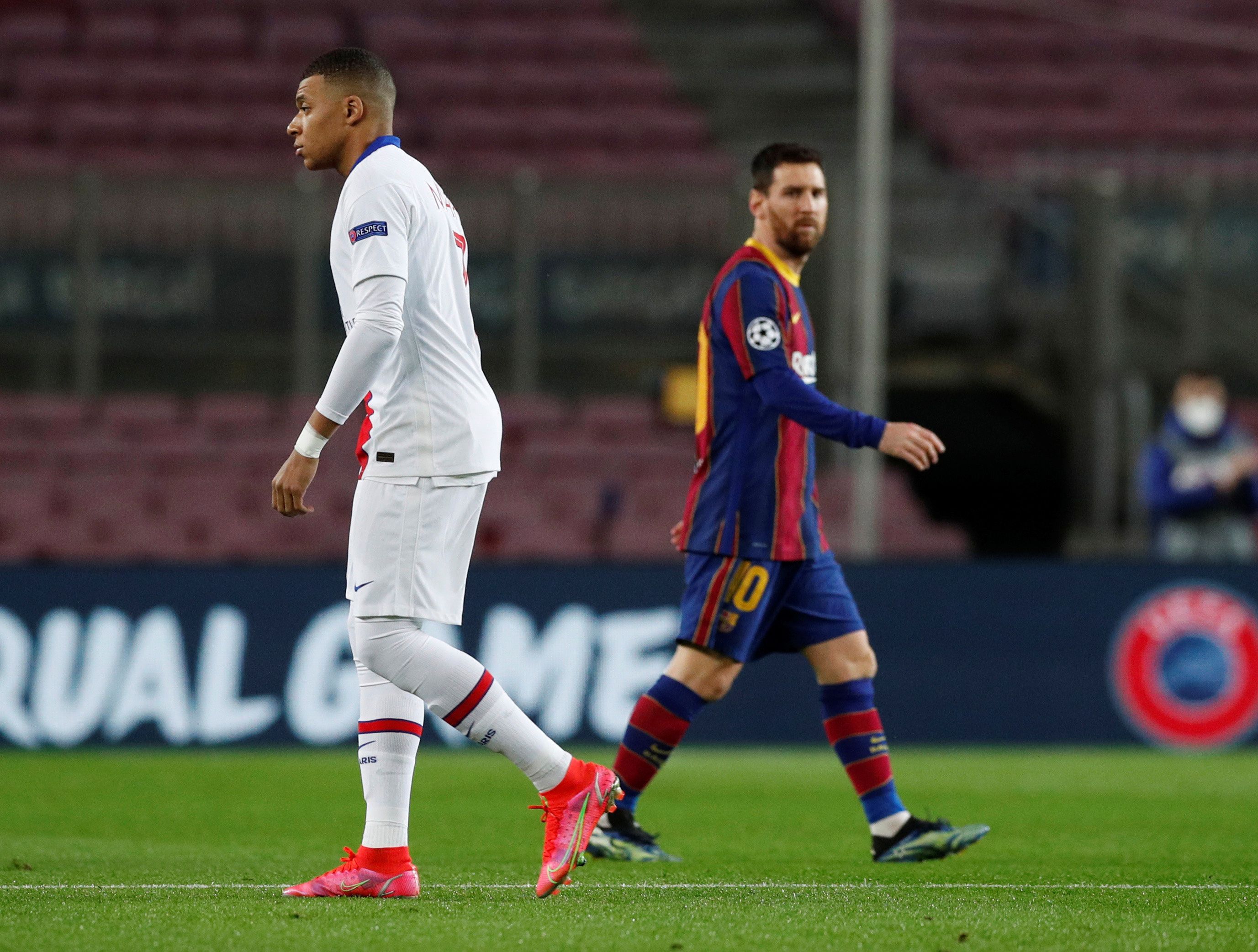 Mbappe y Messi