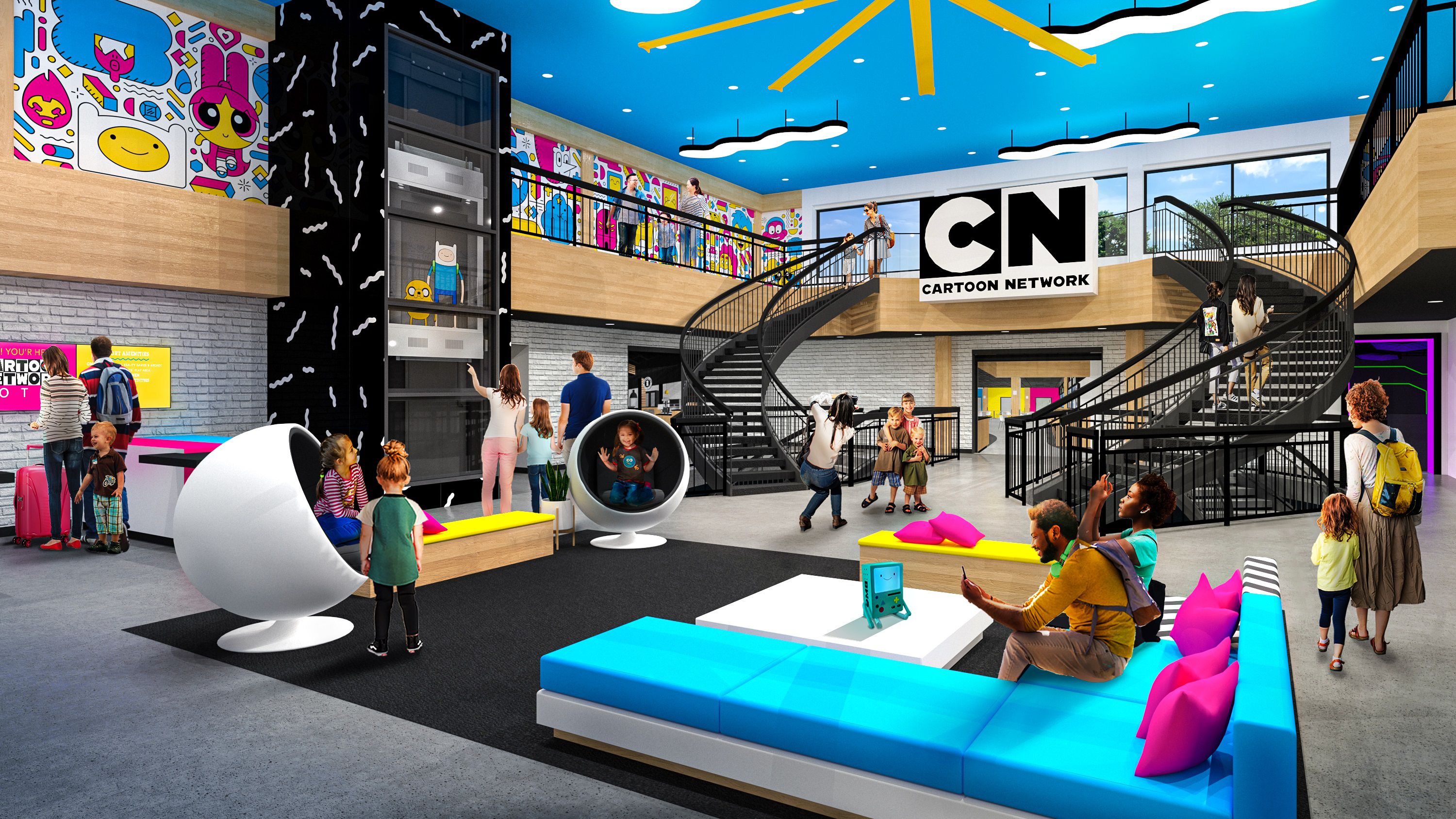 Cartoon Network Hotel: See inside the colorful Pennsylvania hotel