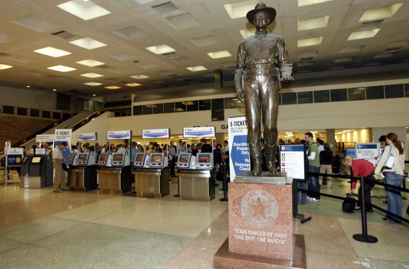 Statue of Texas Ranger removed from Dallas Airport over racist history –  The Hill