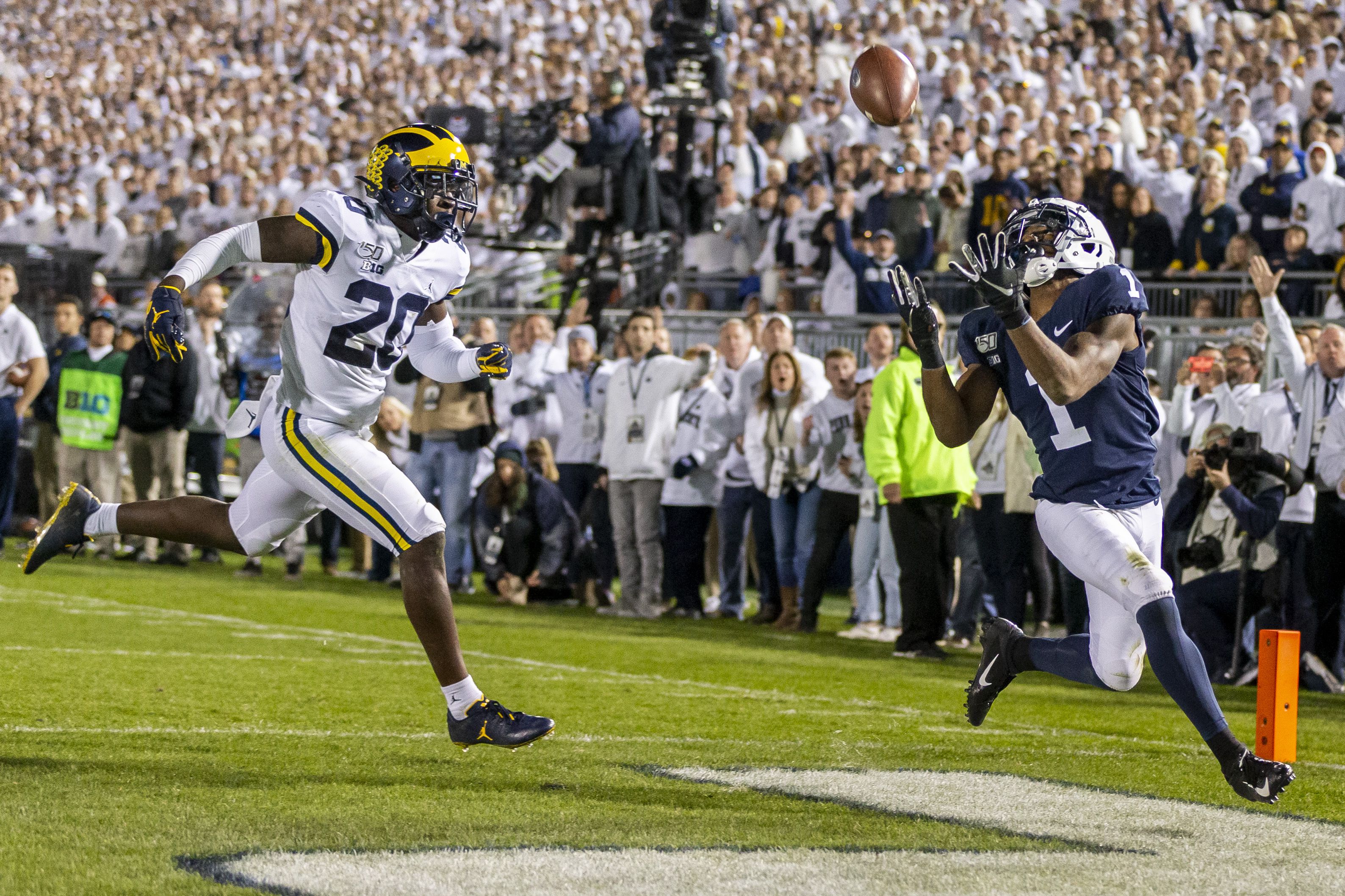 Penn State's KJ Hamler comes up huge in triumph over Michigan