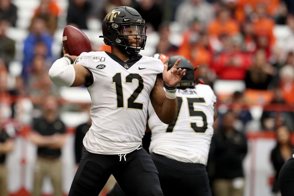 Georgia adds former Wake Forest starter Jamie Newman