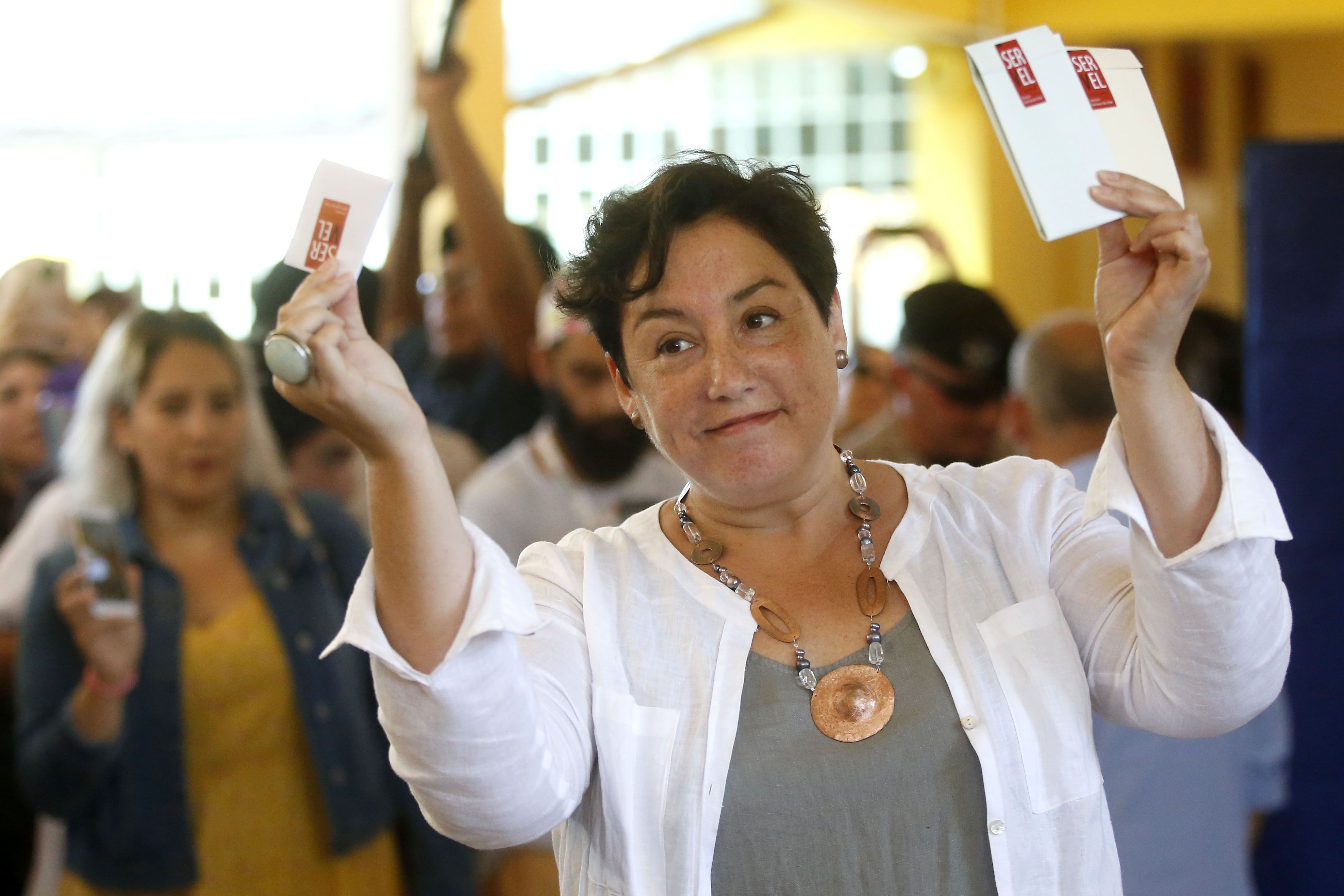 Votacion de la candidata Beatriz Sanchez