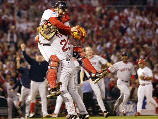Today in photo history - 2004: Red Sox win first World Series