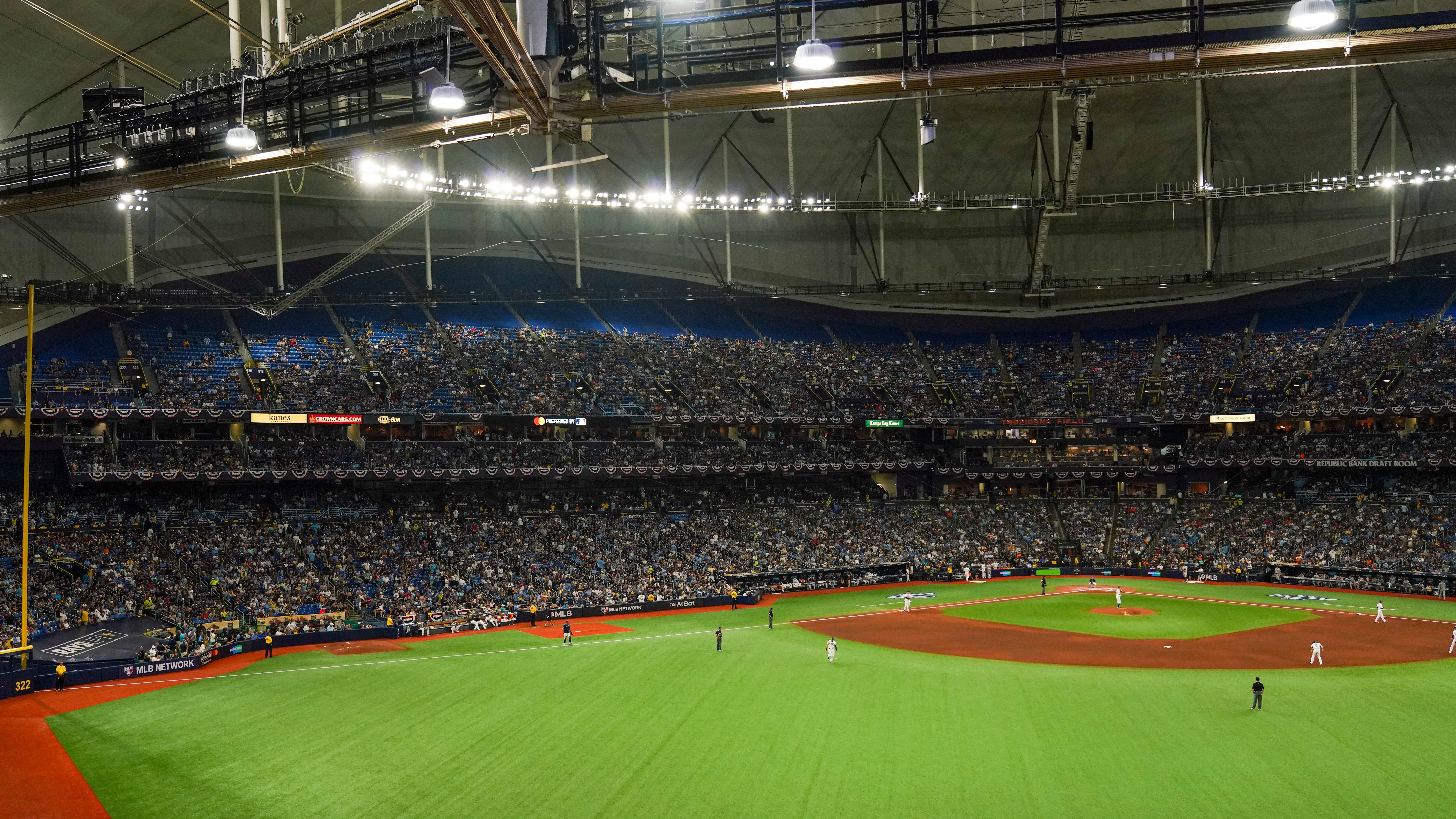 Baseball and Tampa Bay Rays return to Tropicana Field four weeks early