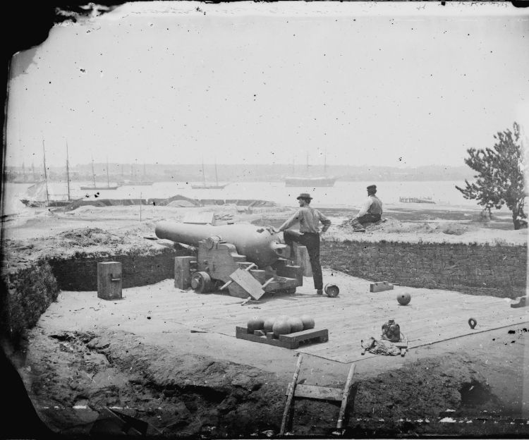 Confederate Fortifications at Gloucester Point New Civil War Photo 6 Sizes! 
