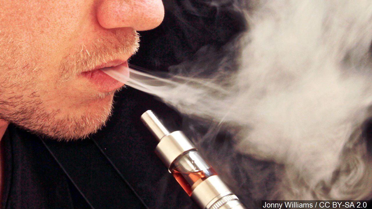 Vaping e cigarettes not safe alternative to smoking health