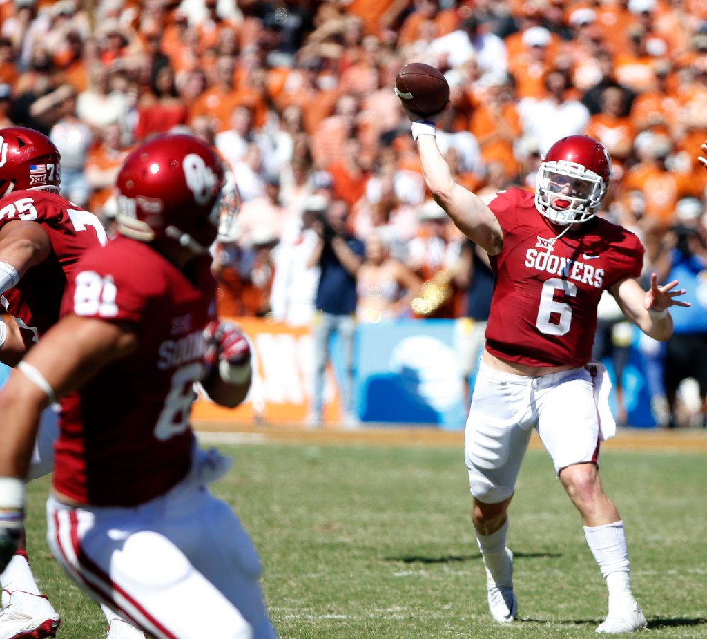 ESPN College Football on X: Touchdown Sooners! Baker Mayfield