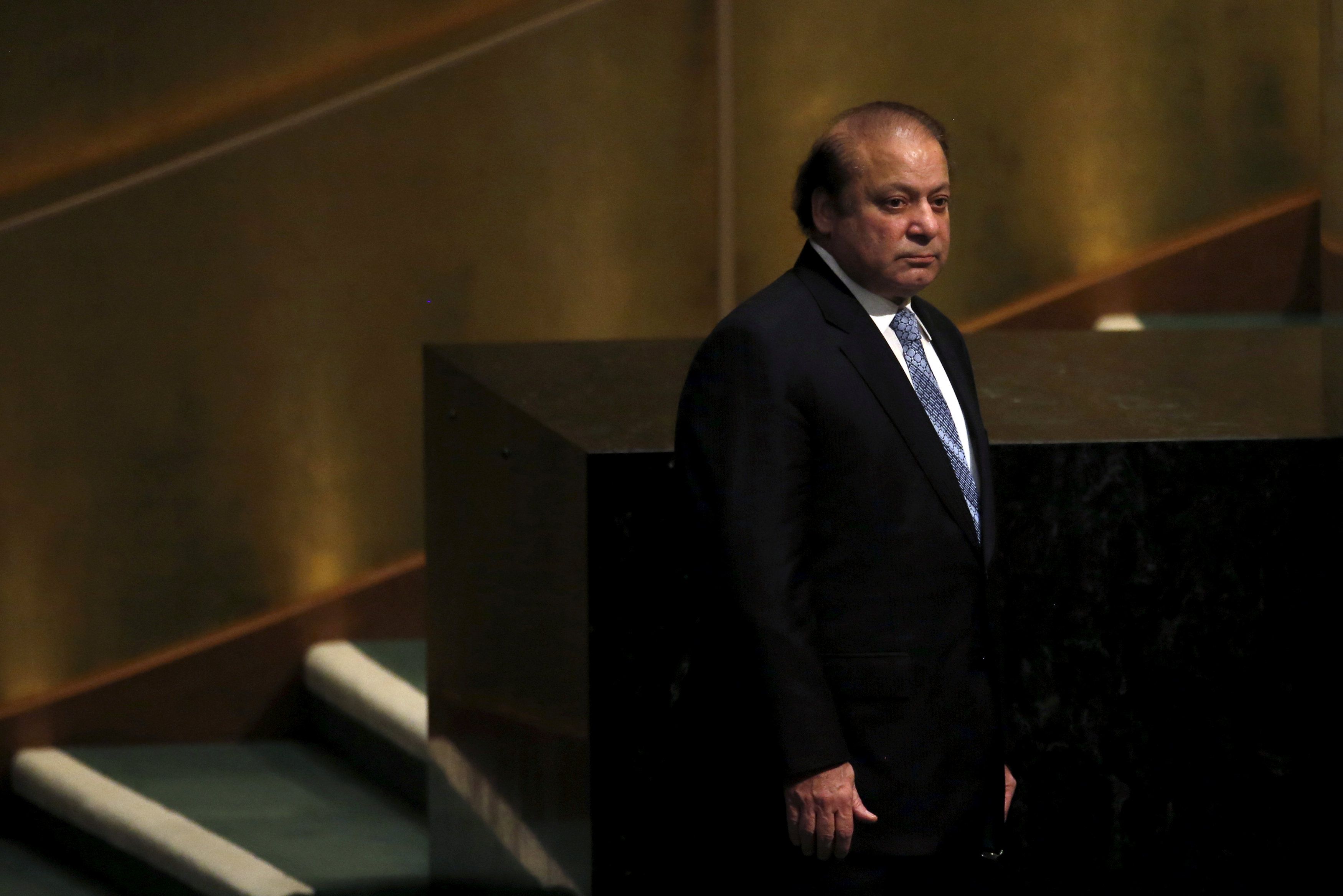 Nawaz Sharif, primer ministro de Pakistán