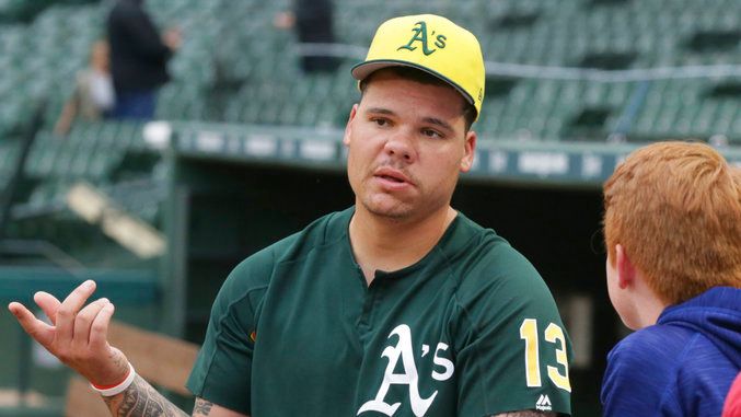 A's outfielder discusses his support for MLB's only kneeling