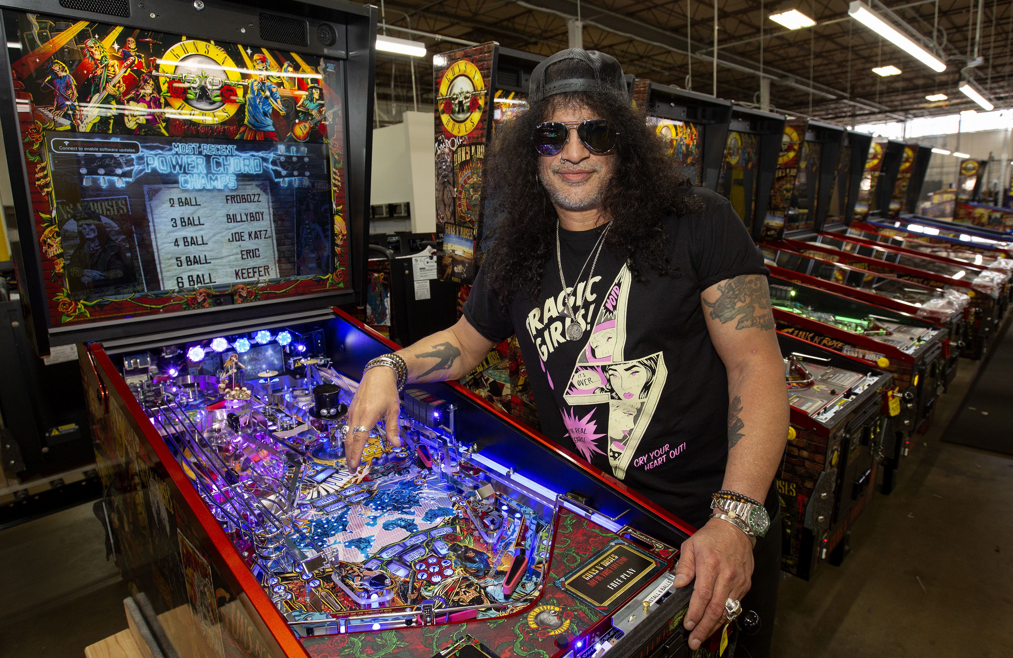 Slashs new pinball game brings concert experience to Guns N Roses fans in  a new format - cleveland.com