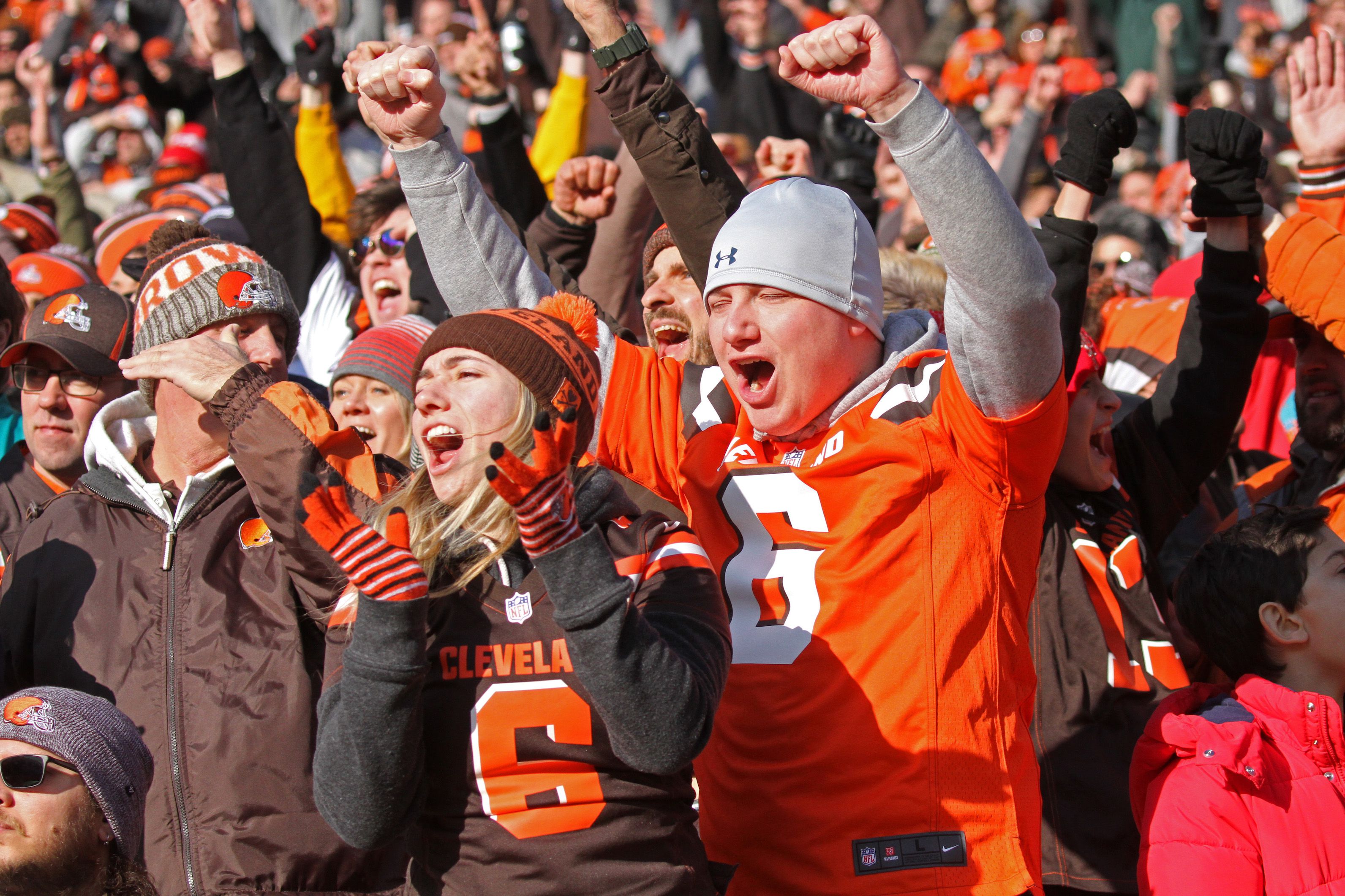 Cleveland Fan React to Getting Free Bud Light After Browns Beat