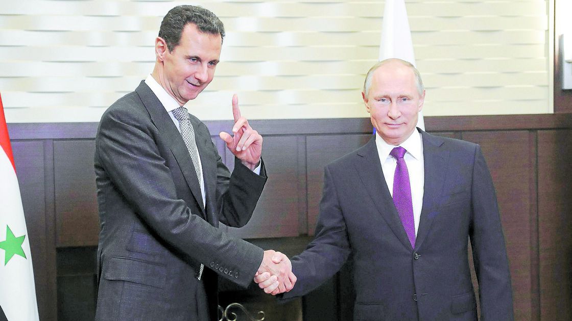 Al Asad se reunió con Putin en Sochi para hablar de la guerra en Siria