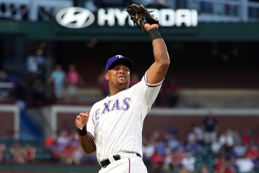 Adrian Beltre and Elvis Andrus by Tom Pennington