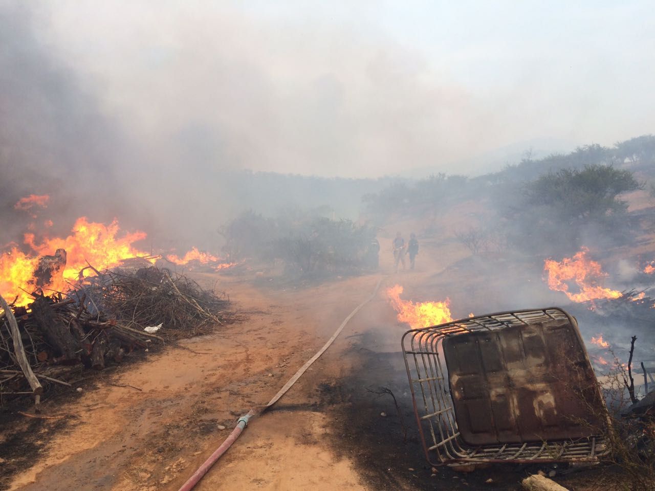 VILLA ALEMANA - Incendio Forestal Alerta Roja