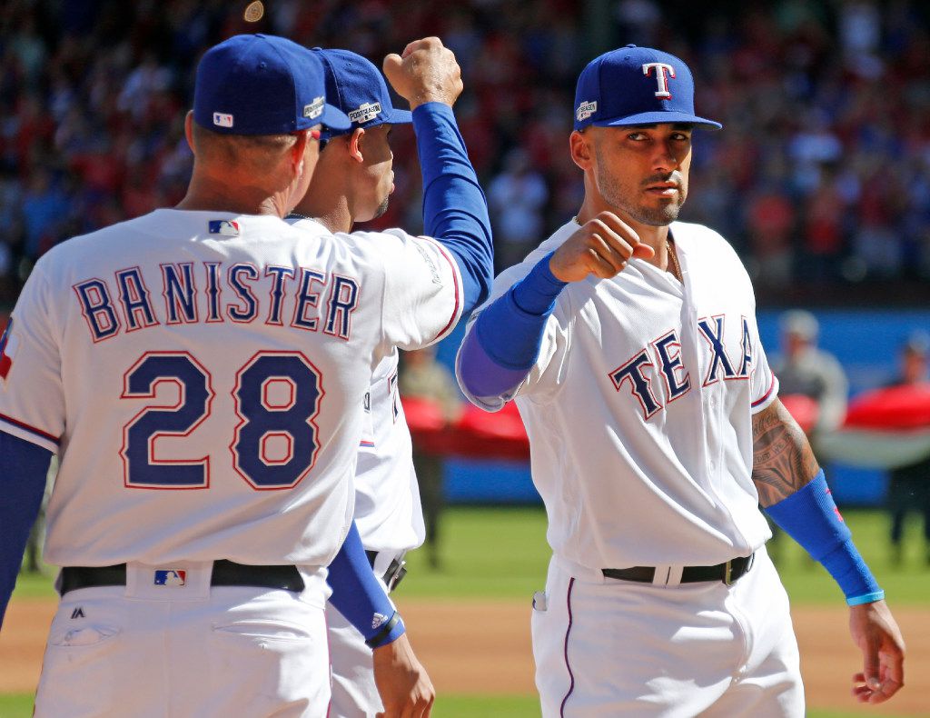 Ian Desmond home run, Ian Desmond went deep for his first home run with  the Texas Rangers. h/t Texas Rangers twitter, By Lone Star Ball