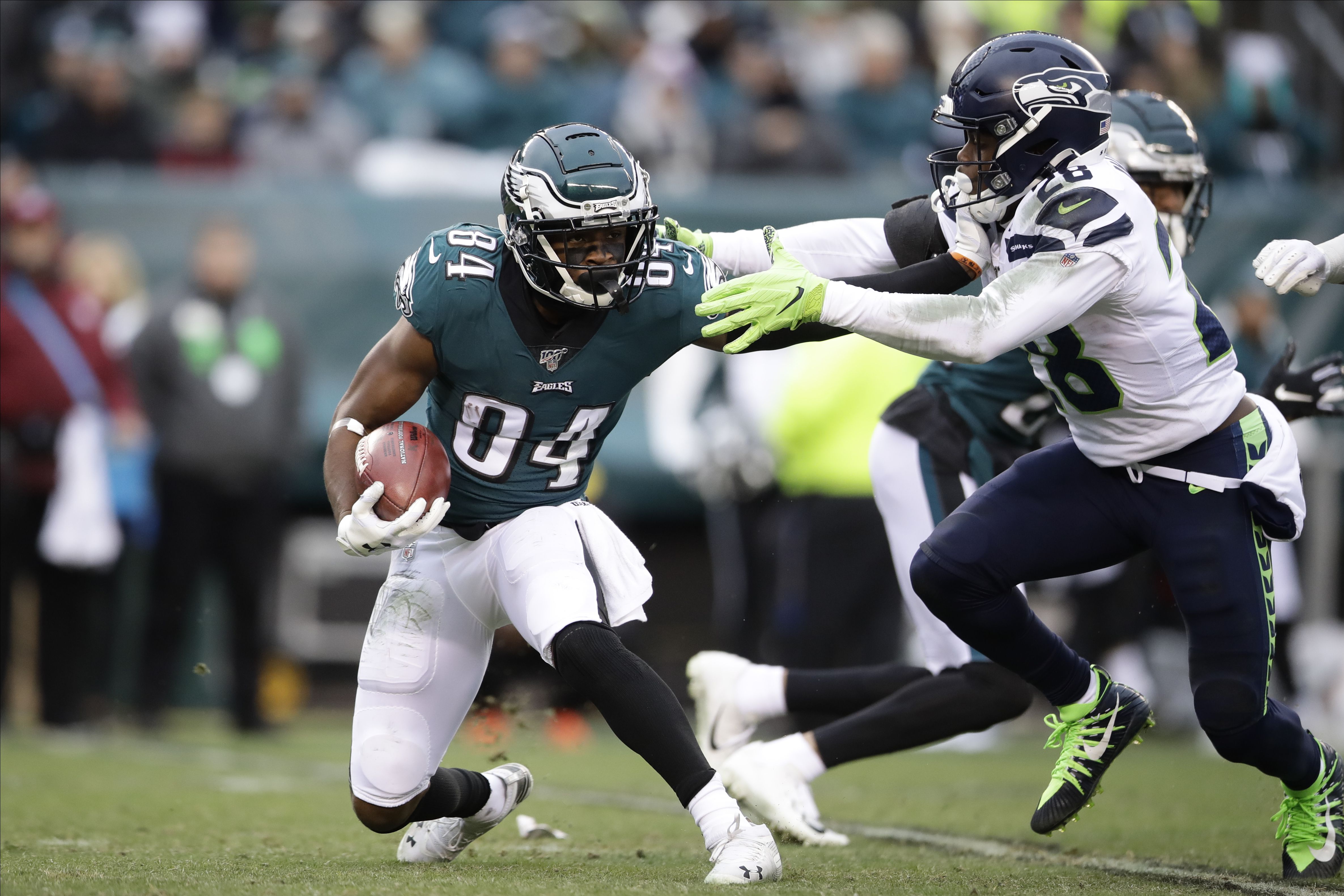 Seahawks send Ugo Amadi to Eagles for J.J. Arcega-Whiteside