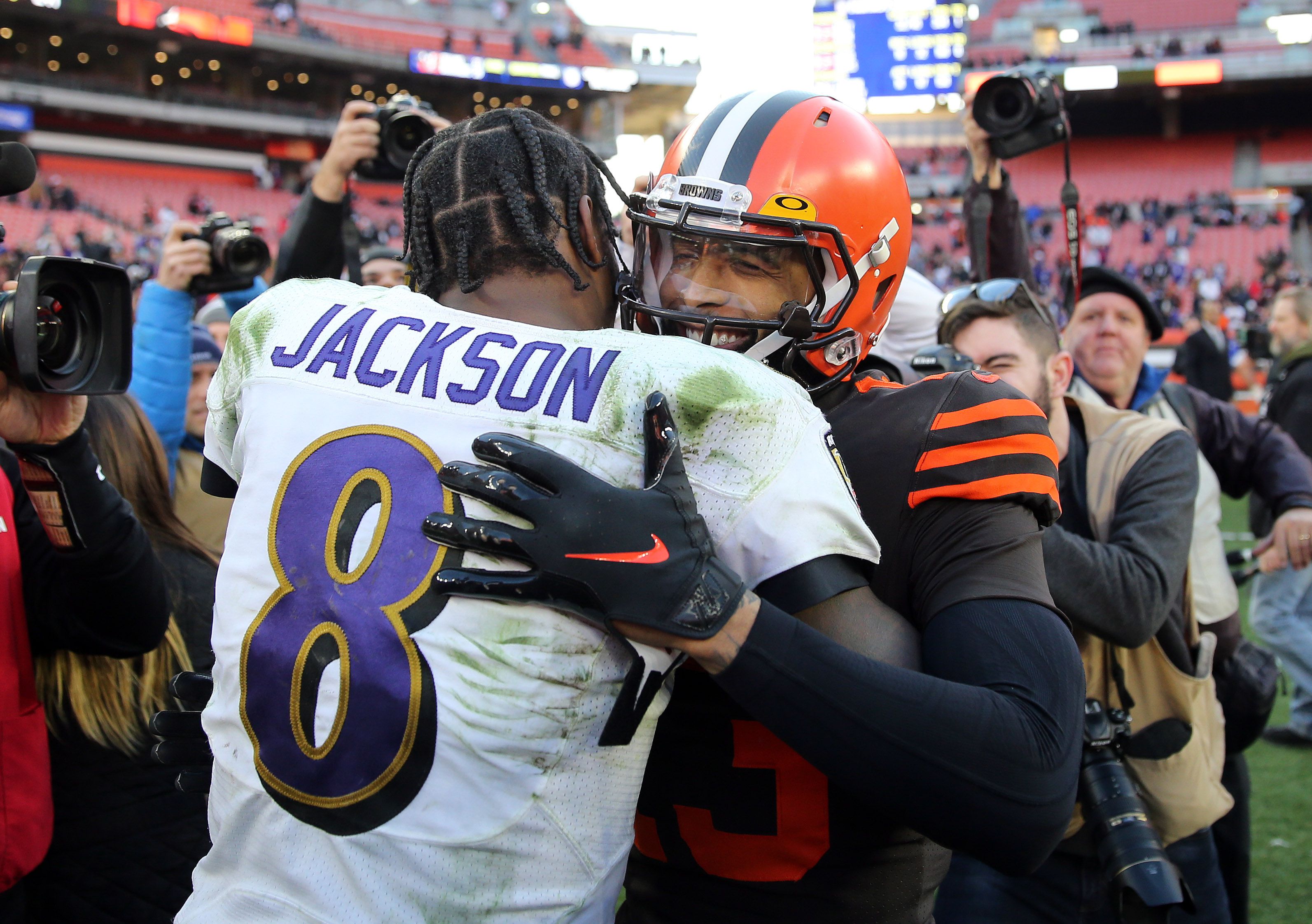 Lamar Jackson finds Odell Beckham: Videos go viral, best fan reactions