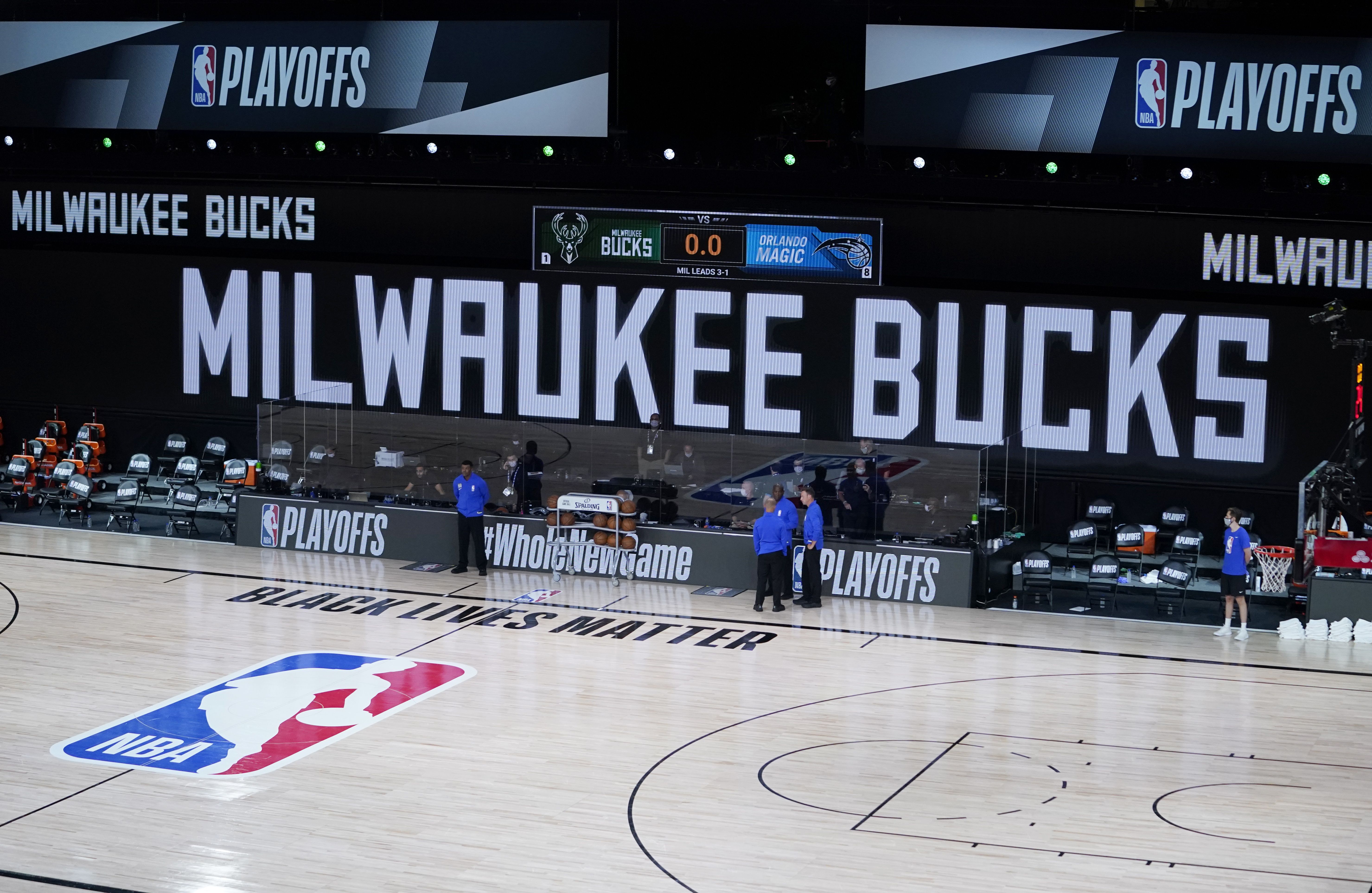 Milwaukee Bucks NBA Championship Court Piece of Floor SGA with COA