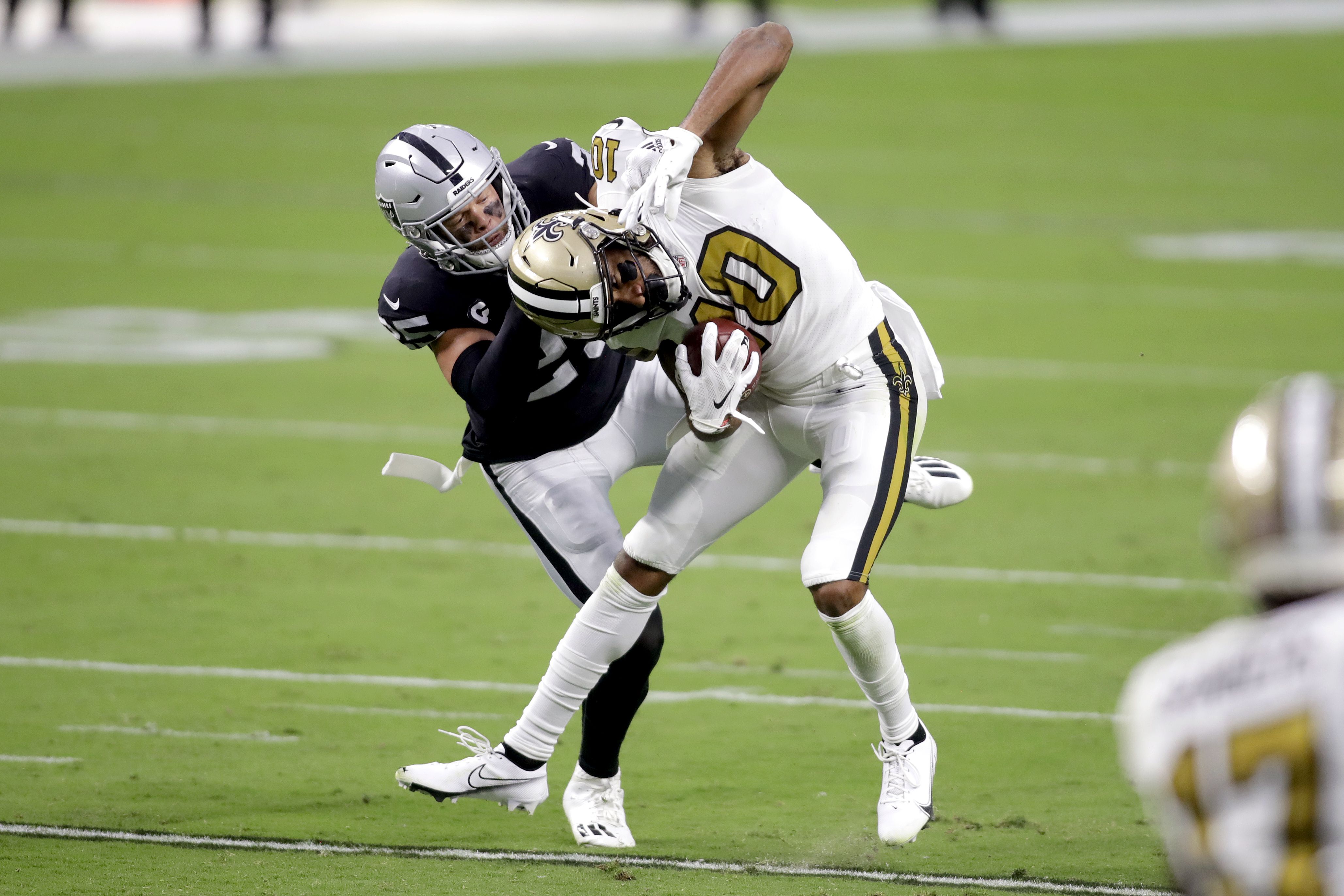 Raiders win 34-24 against Saints during first home game at Allegiant  Stadium