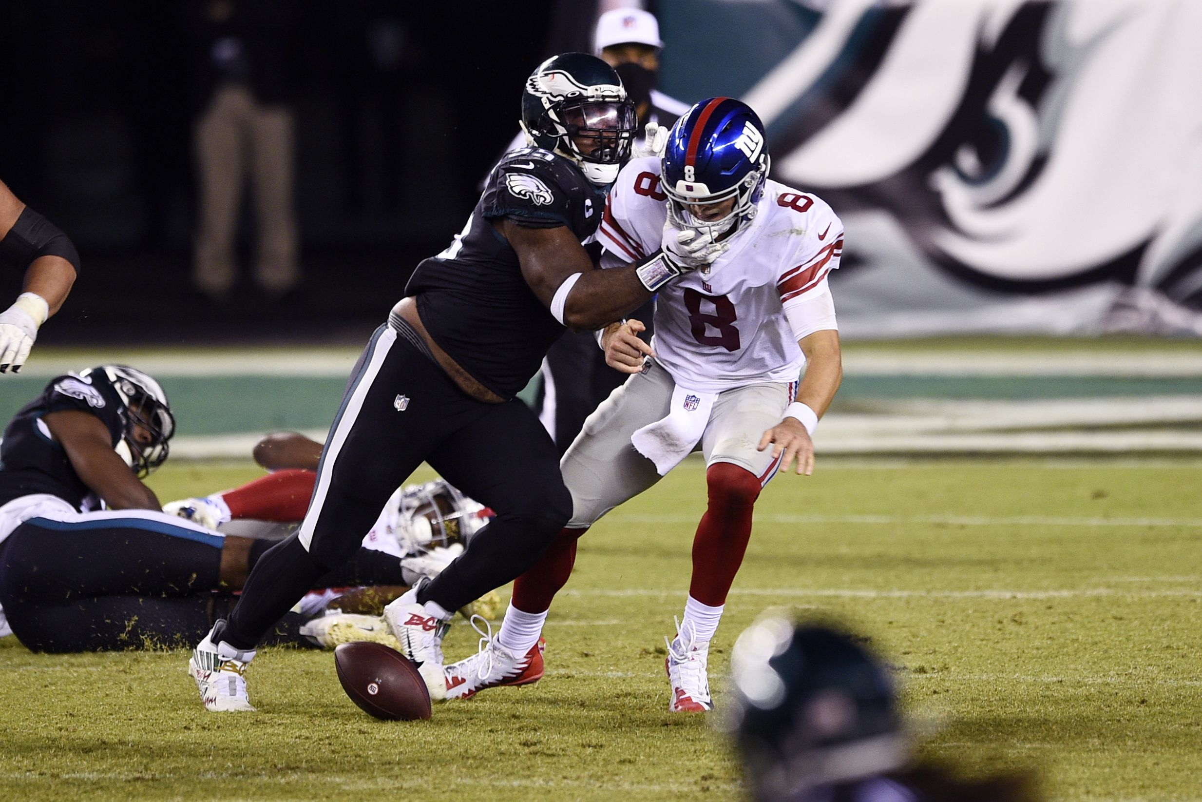 : Philadelphia Eagles Brandon Graham Strips The Ball