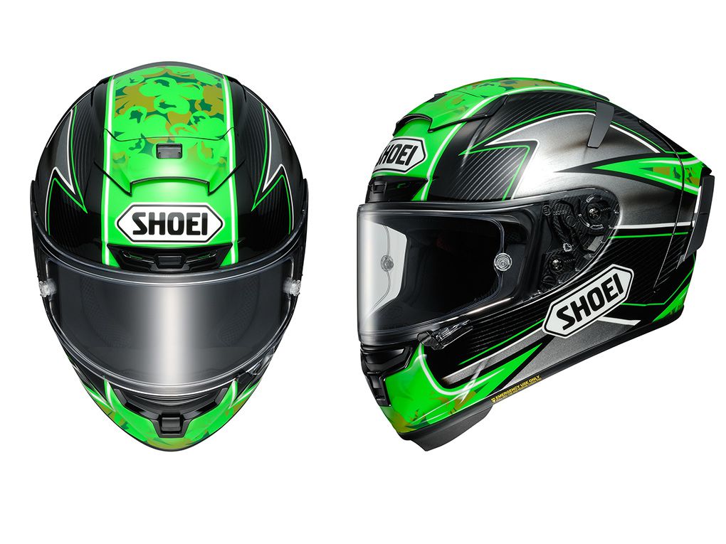 Shoei x14 sale green