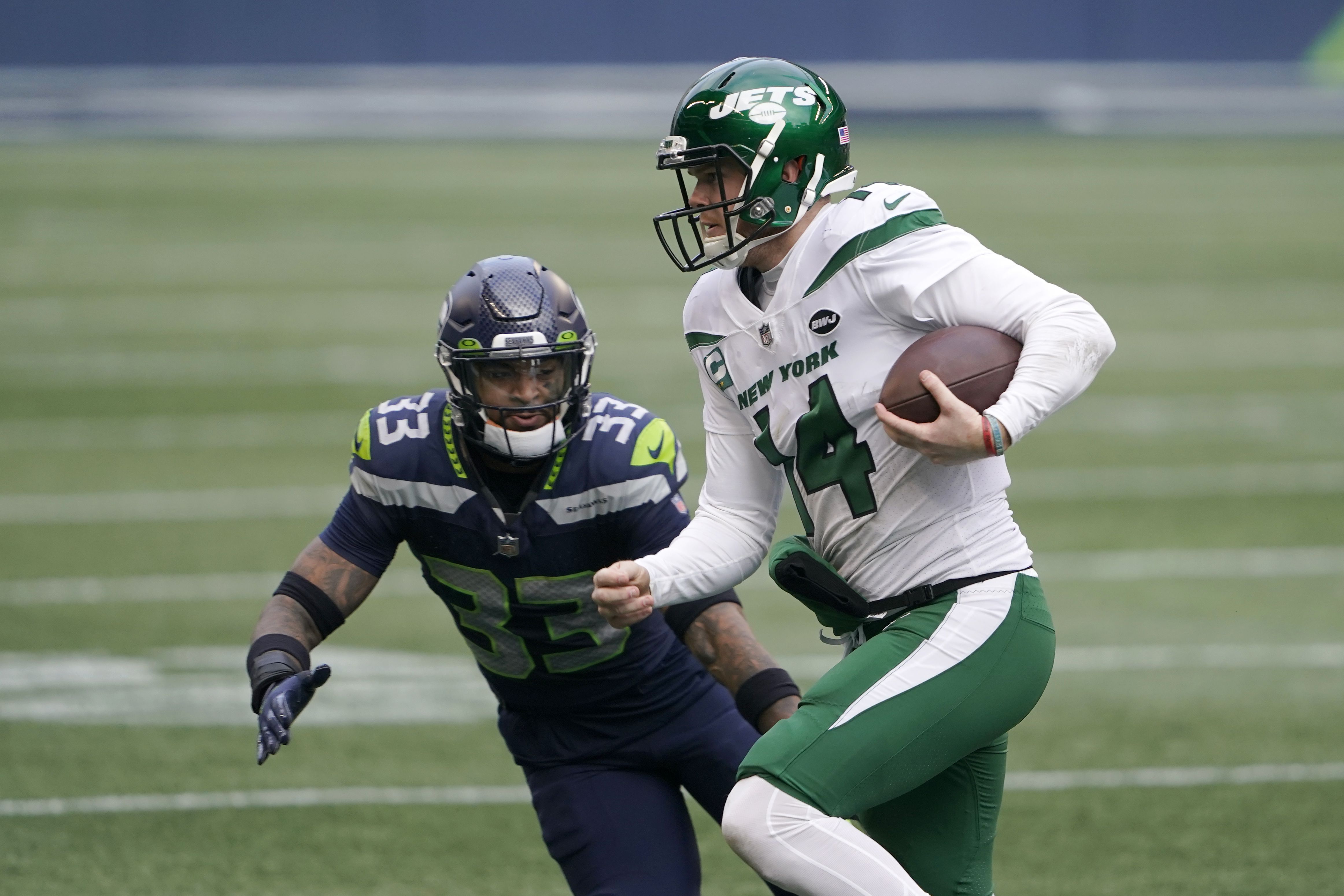 Seahawks' Jamal Adams sets DB single-season sack record vs. Jets 