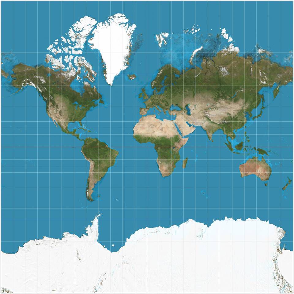 mapa mercator