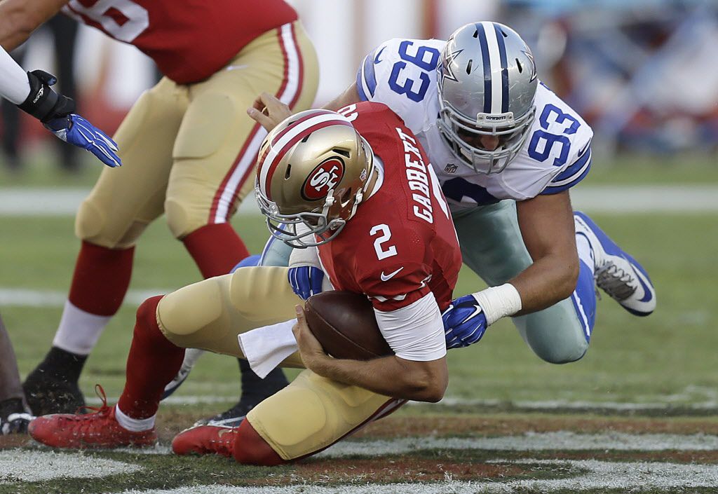 Jason Garrett: 'Bright spot' of first half of Cowboys' loss to 49ers was  play of defensive line