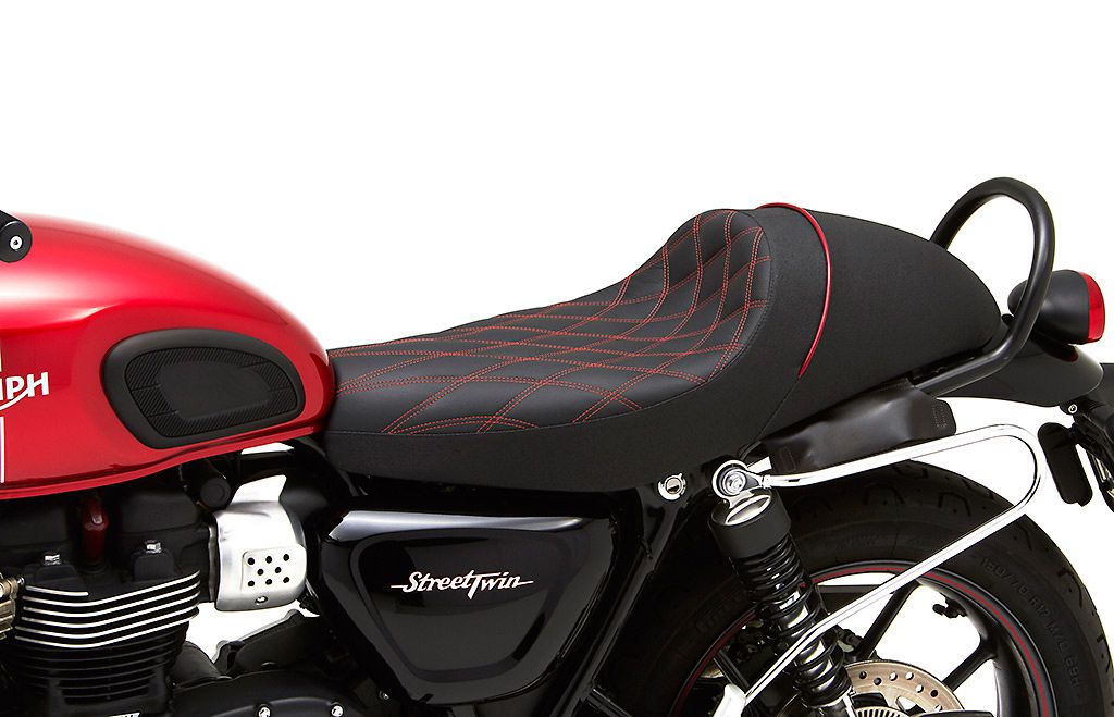 Corbin Motorcycle Seat for a Triumph Street Scrambler