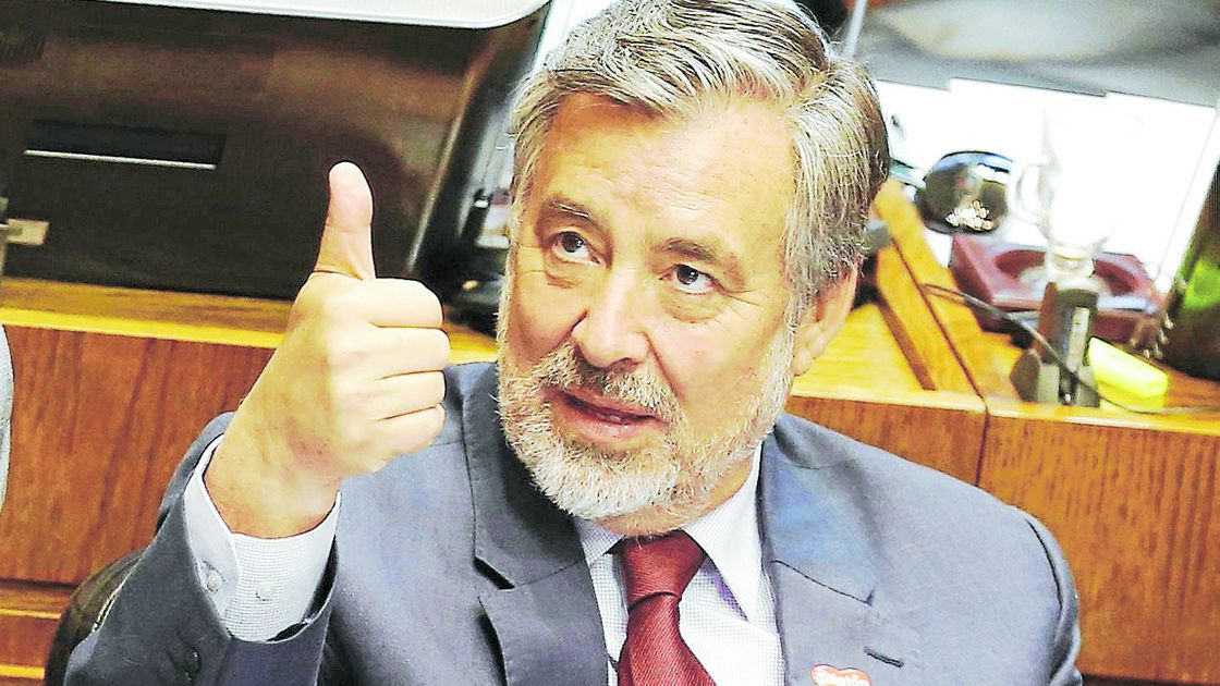 Chilean senator and presidential candidate,  Alejandro Guillier, is pictured during a session at the Chilean congress in Valparaiso.