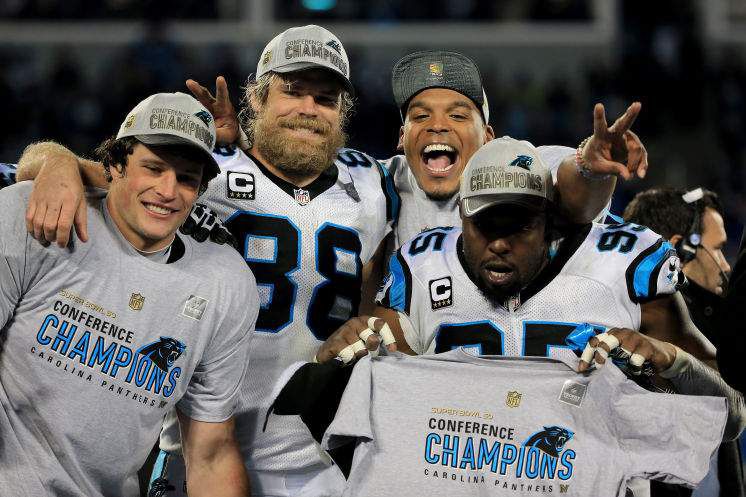 Panthers super bowl champions hot sale gear