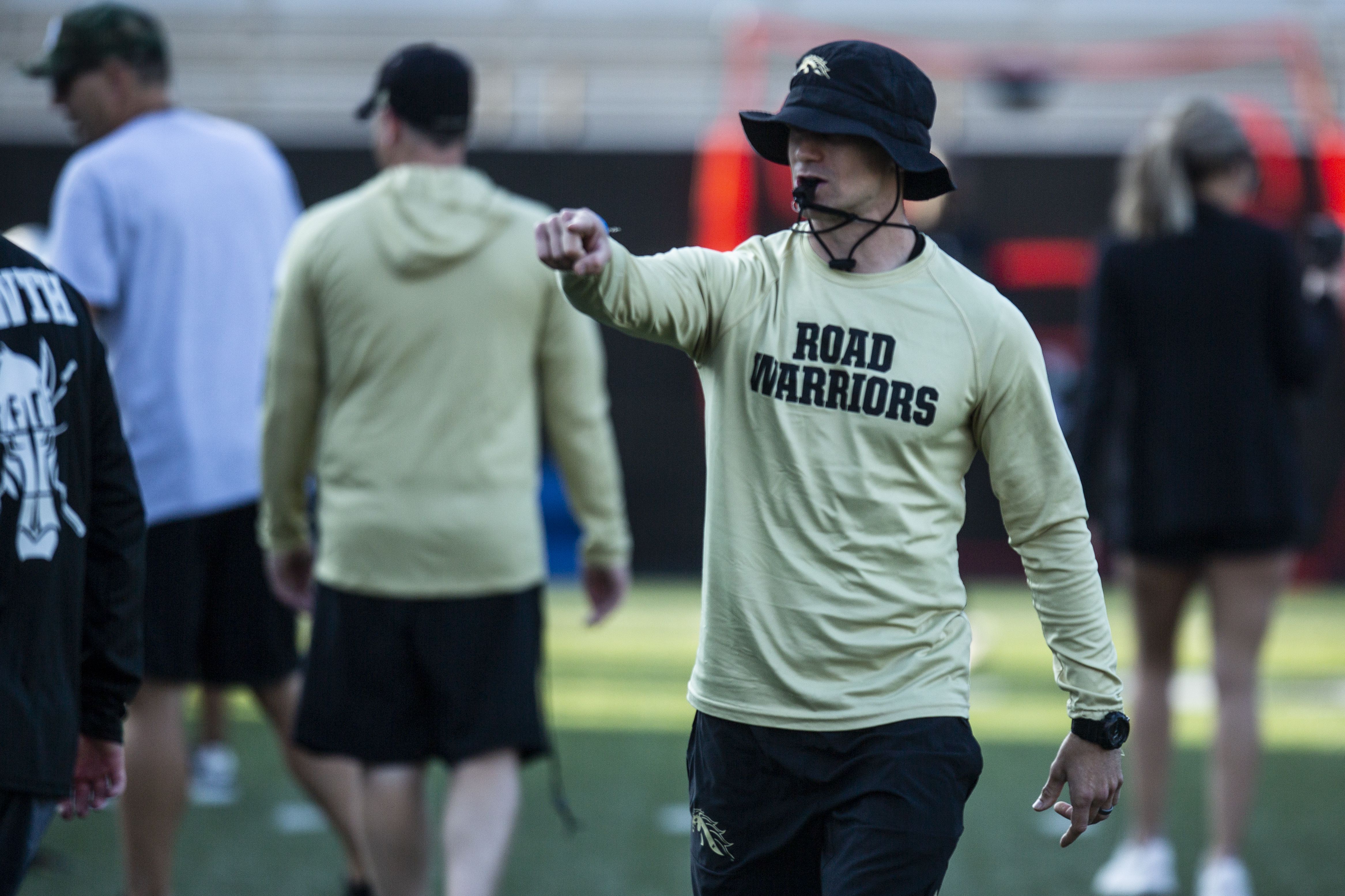 Football coach bucket store hat