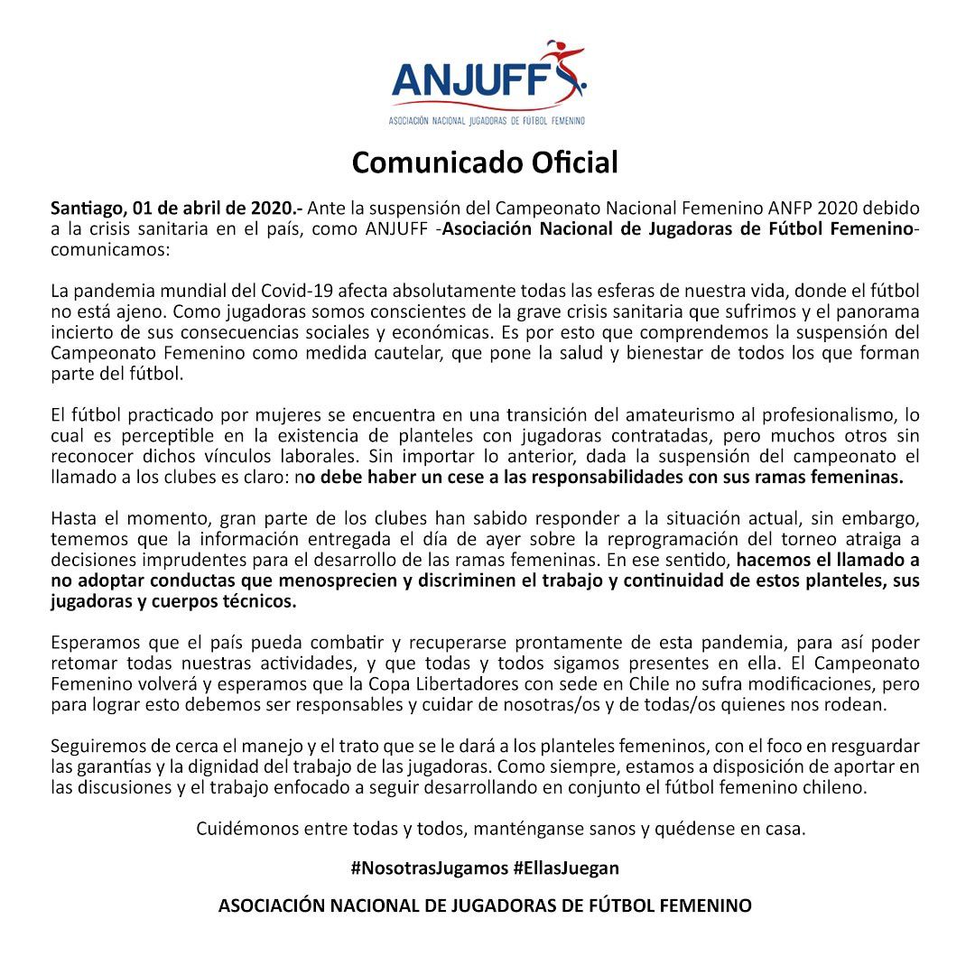 Comunicado Anjuff