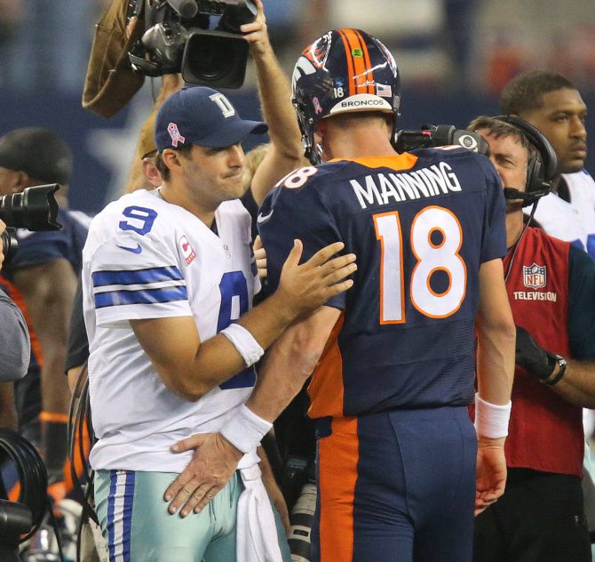 ESPN reportedly willing to top Tony Romo's $17 million CBS deal to land  Peyton Manning