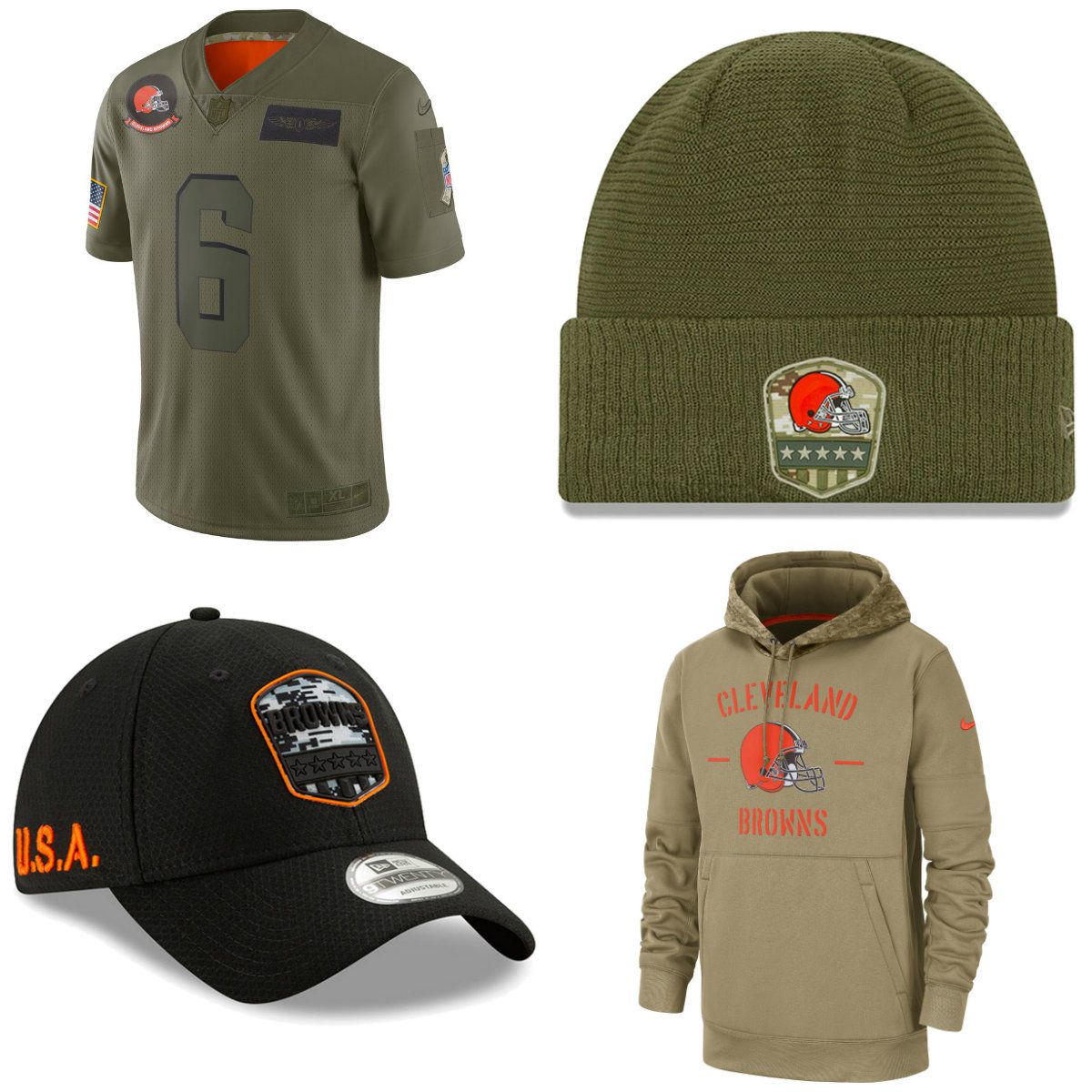 Salute to Service: How to buy Browns gear Baker Mayfield, Odell Beckham Jr.  wear on sidelines to honor military 