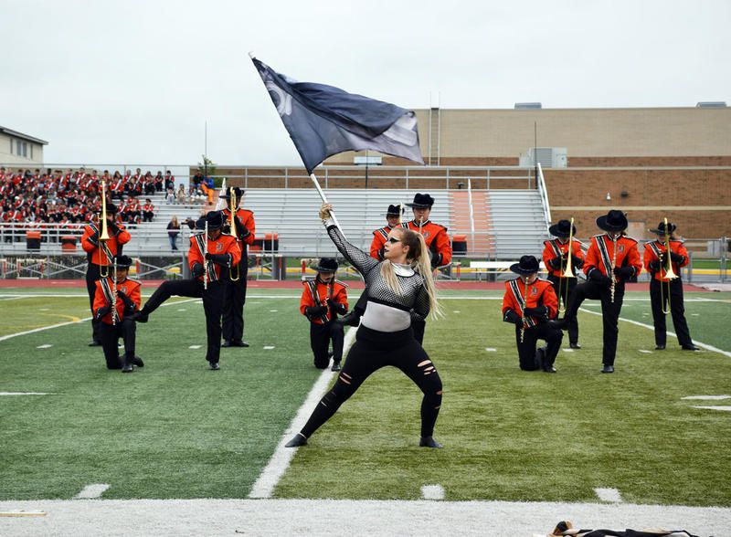 Drumline In Action Vs. Bears