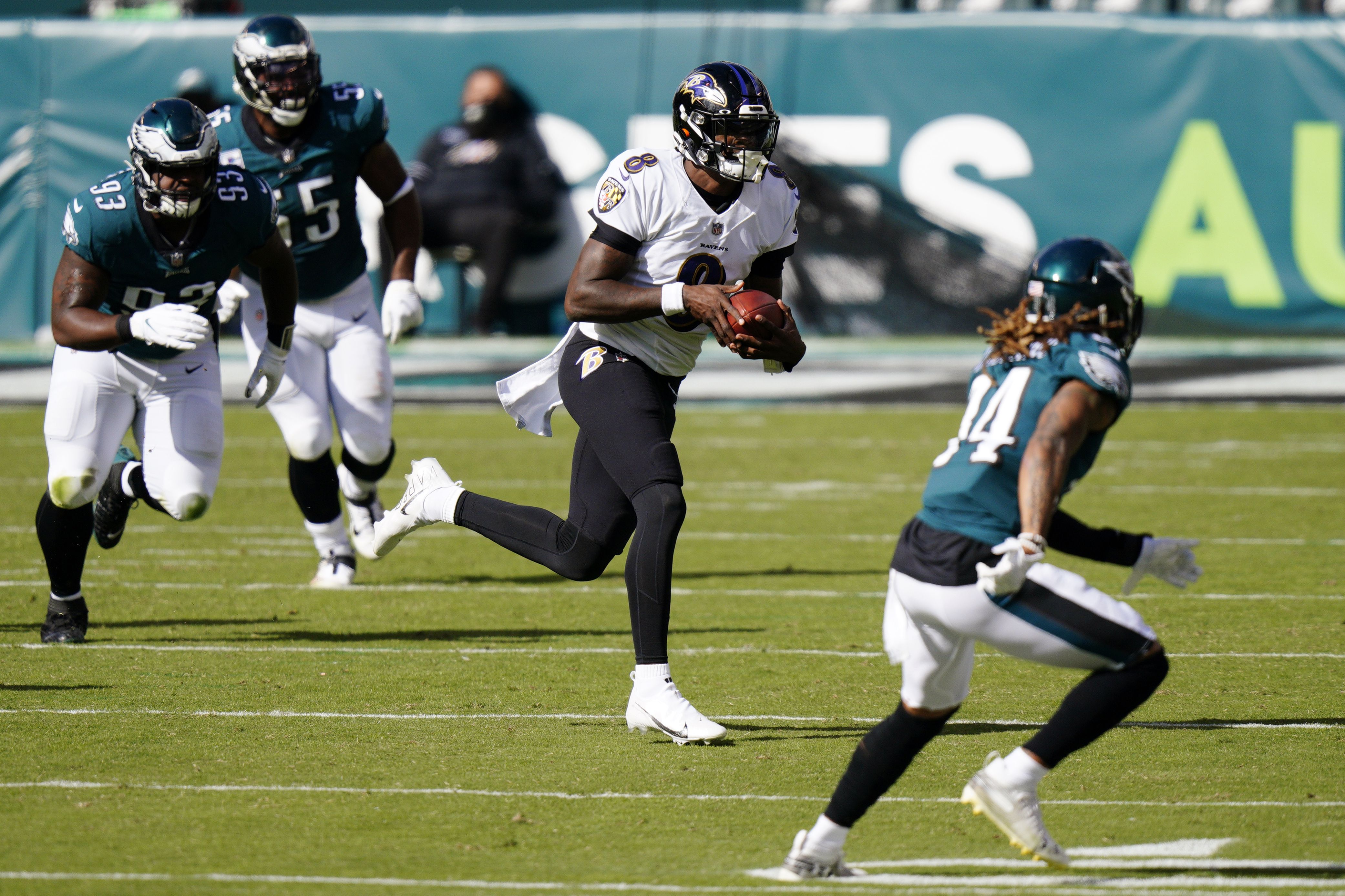 Ravens hold on for 30-28 win over depleted Eagles