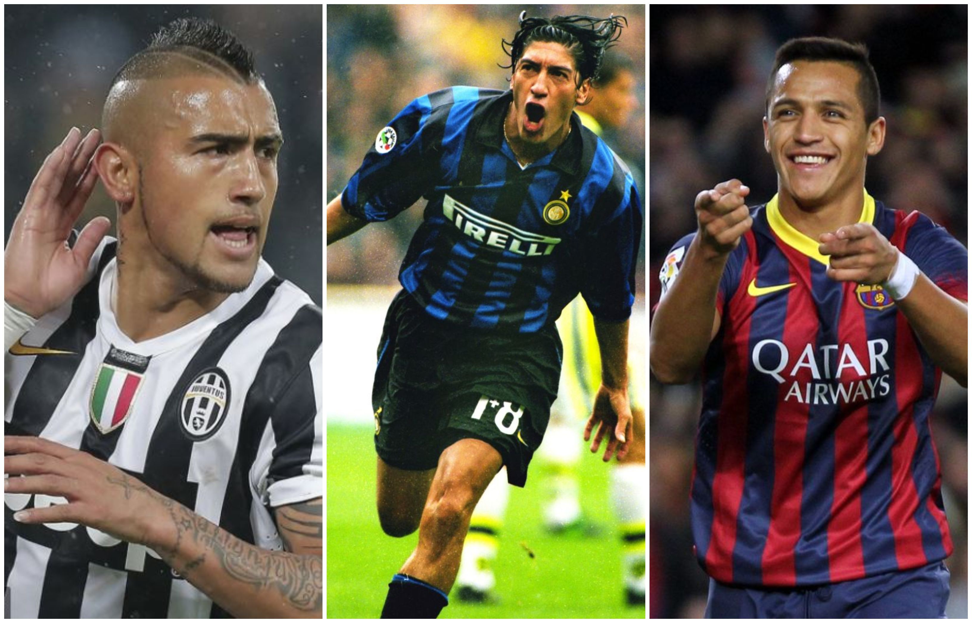 Vidal, Zamorano y Alexis