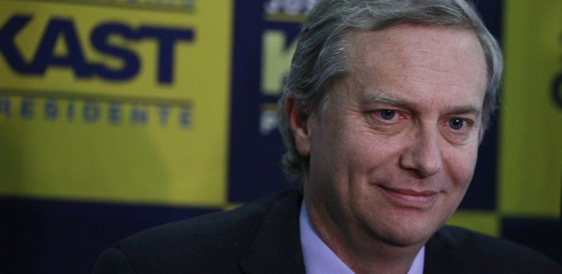 Partido politico evangelico Unidos en la Fe proclama a Jose Antonio Kast como su carta presidencial.