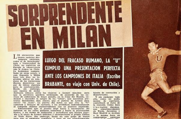 La U le gana al Inter en Milán, revista Estadio.