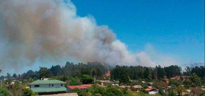 incendio forestal