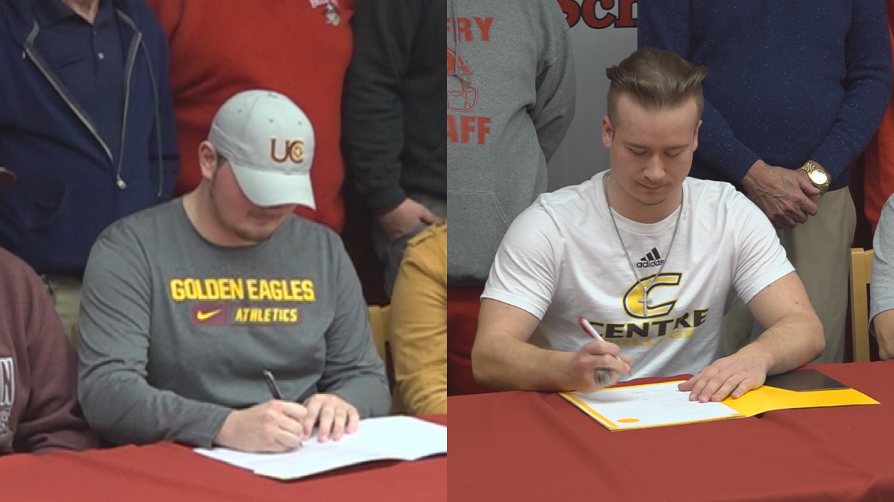 Belfry s Ethan Wolford and John Ashurst sign letters of intent