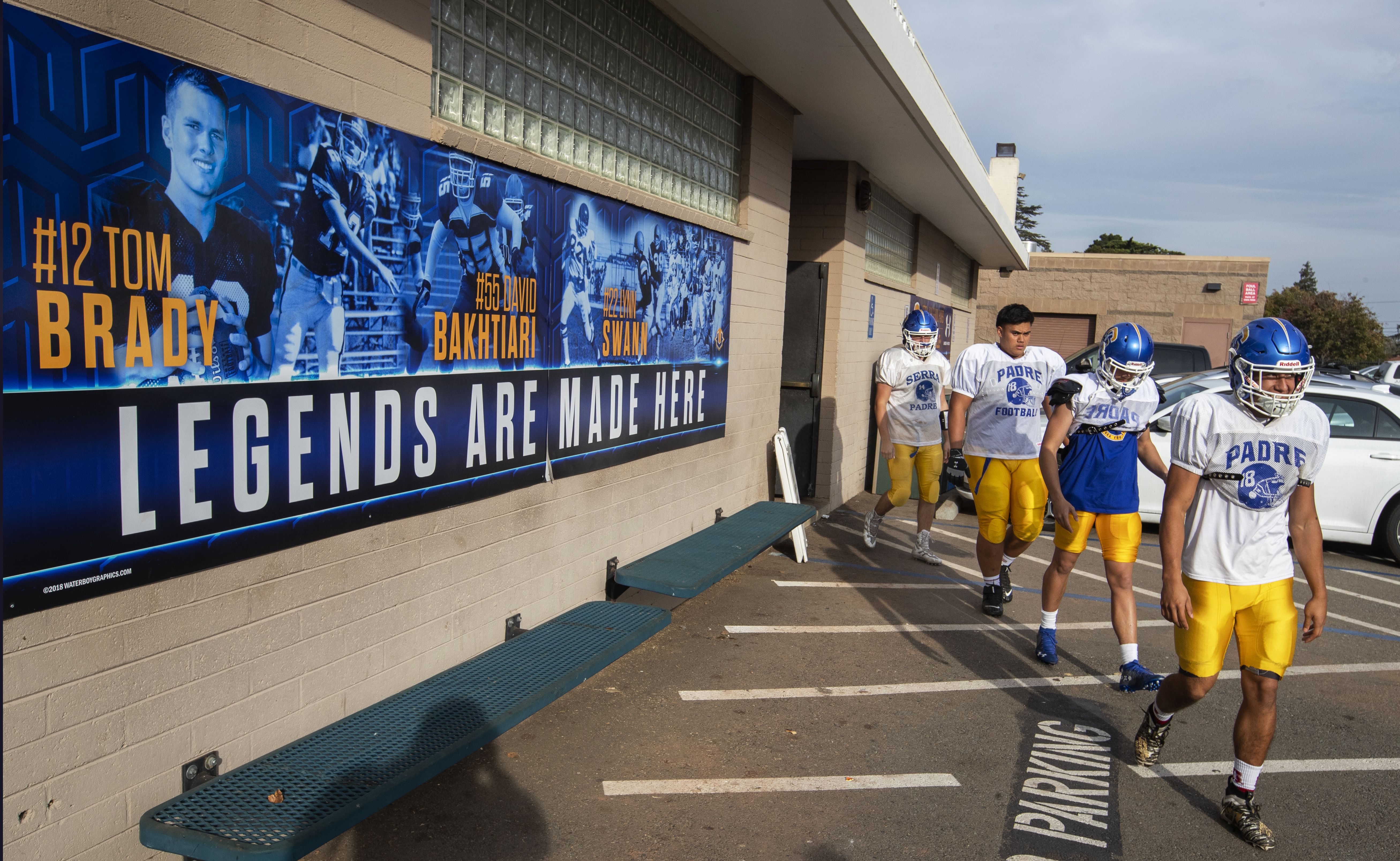 Tom Brady's High School and San Mateo 