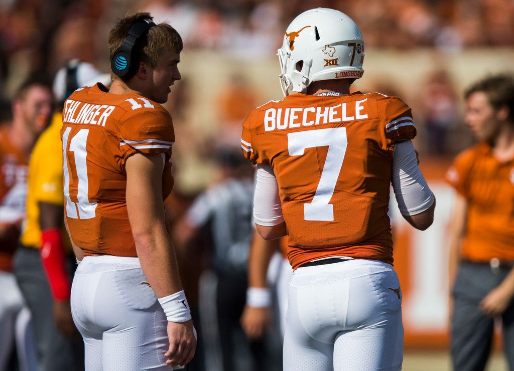 Texas football: Sam Ehlinger, Shane Buechele still share a common bond -  Sports Illustrated Texas Longhorns News, Analysis and More