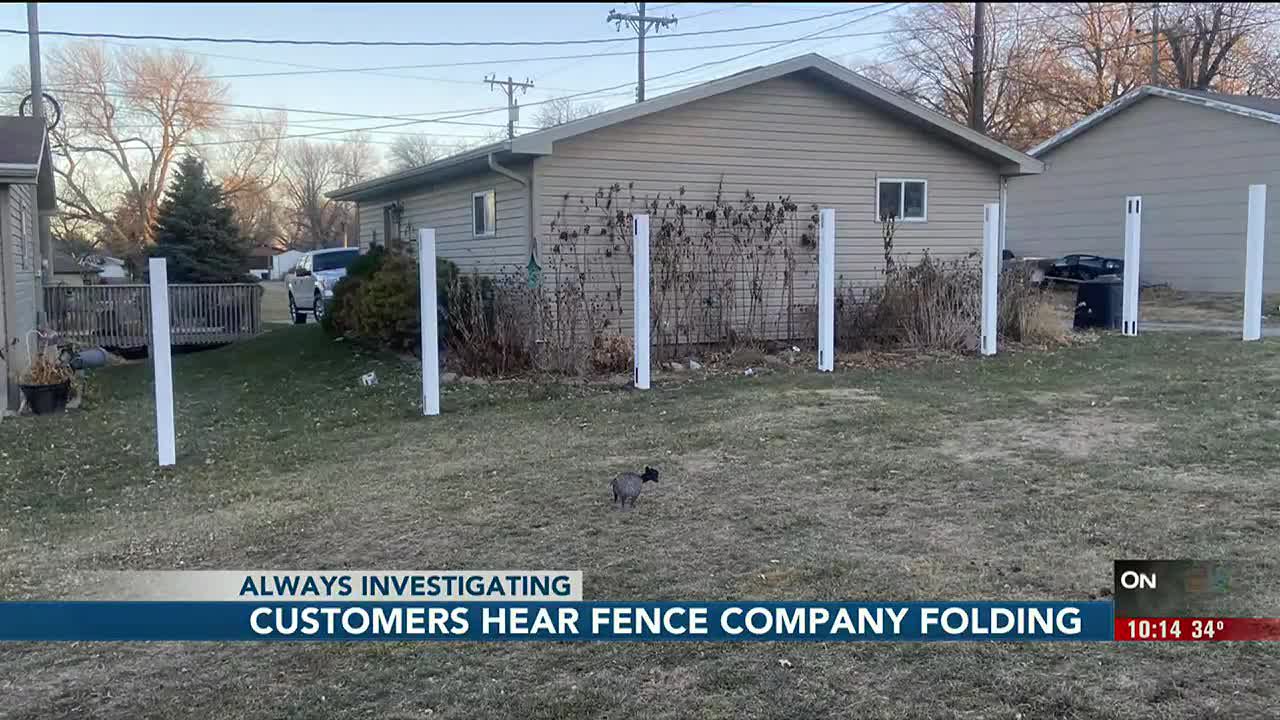 Customers hear Beatrice fence company folds after demands of refunds