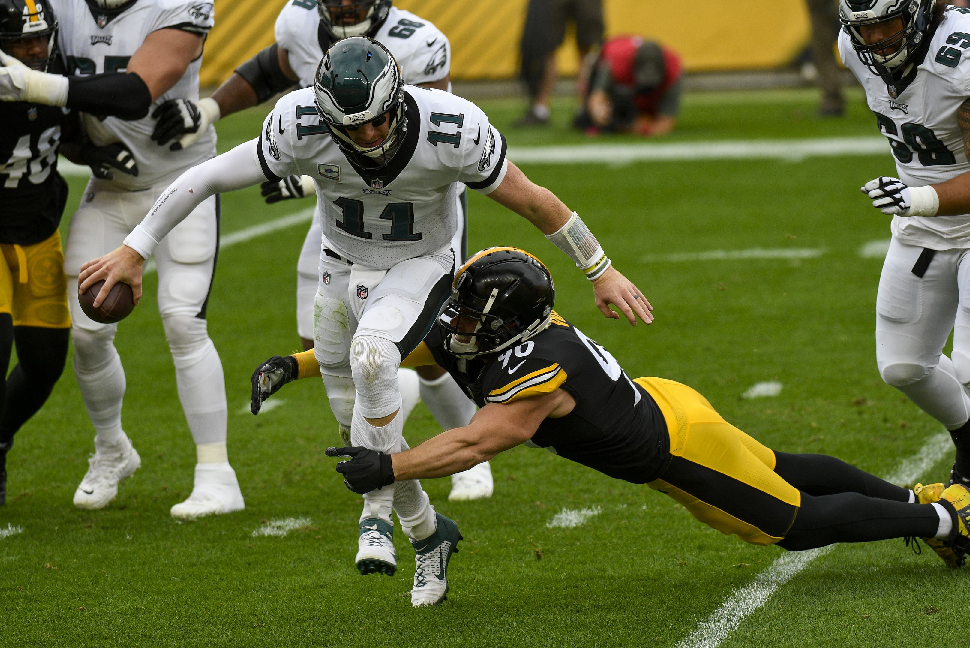 Steelers 38, Eagles 29: Carson Wentz, Philadelphia can't complete second  straight upset bid on the road at Pittsburgh 