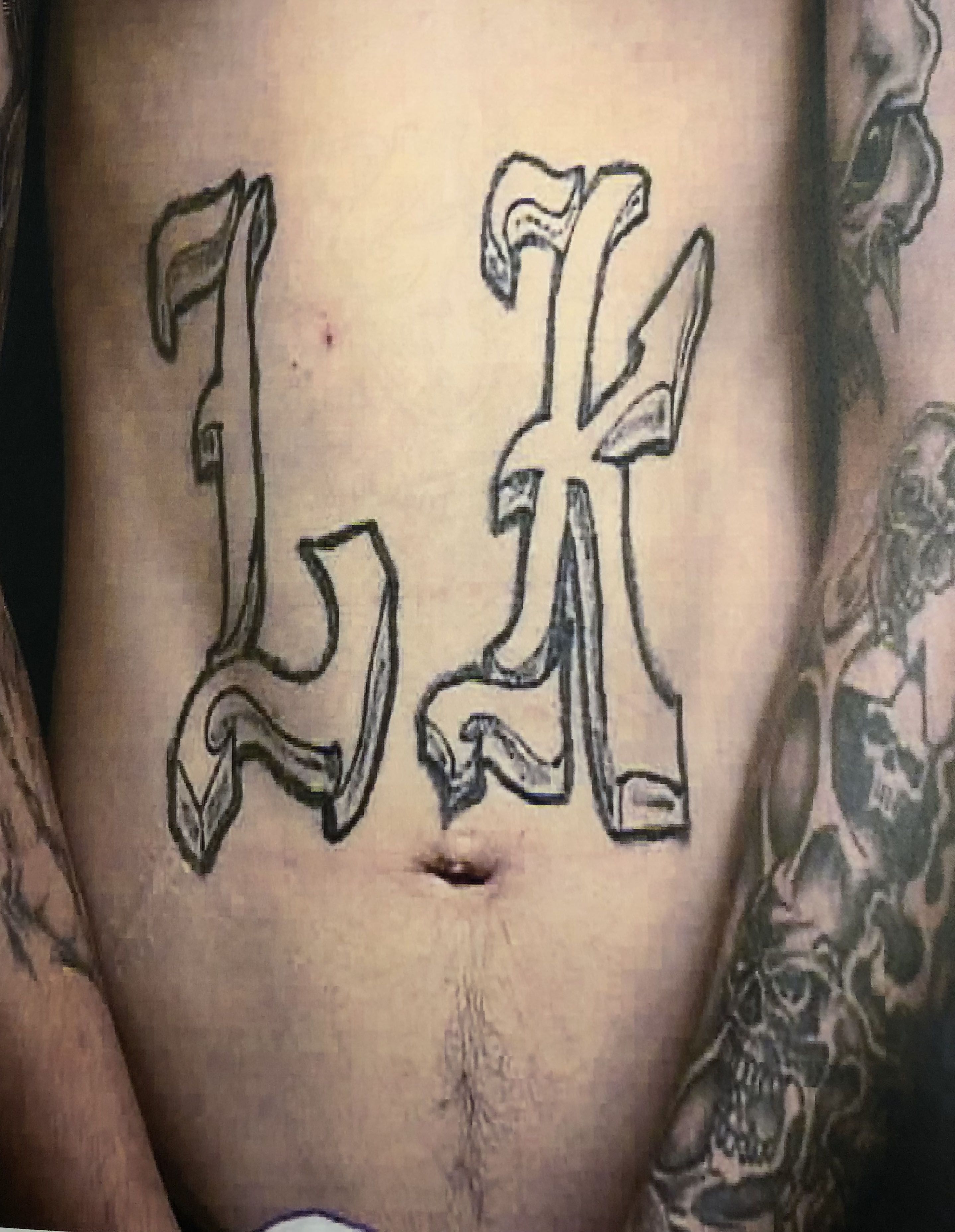 Louis Vuitton Symbol Tattoo Gang