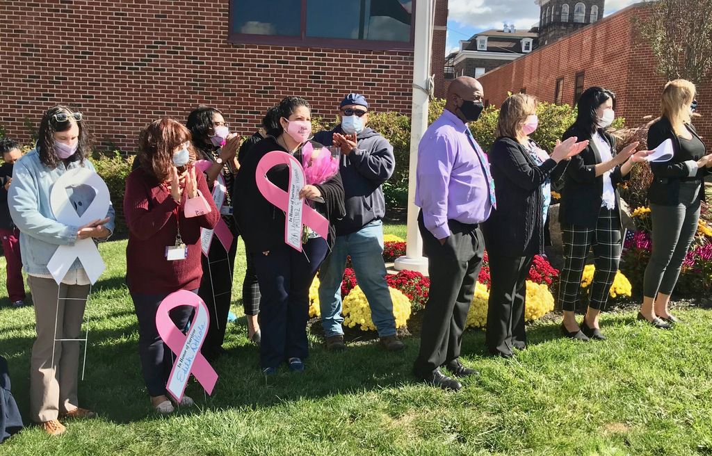 Pink ribbons fly high for breast cancer awareness as VA supports