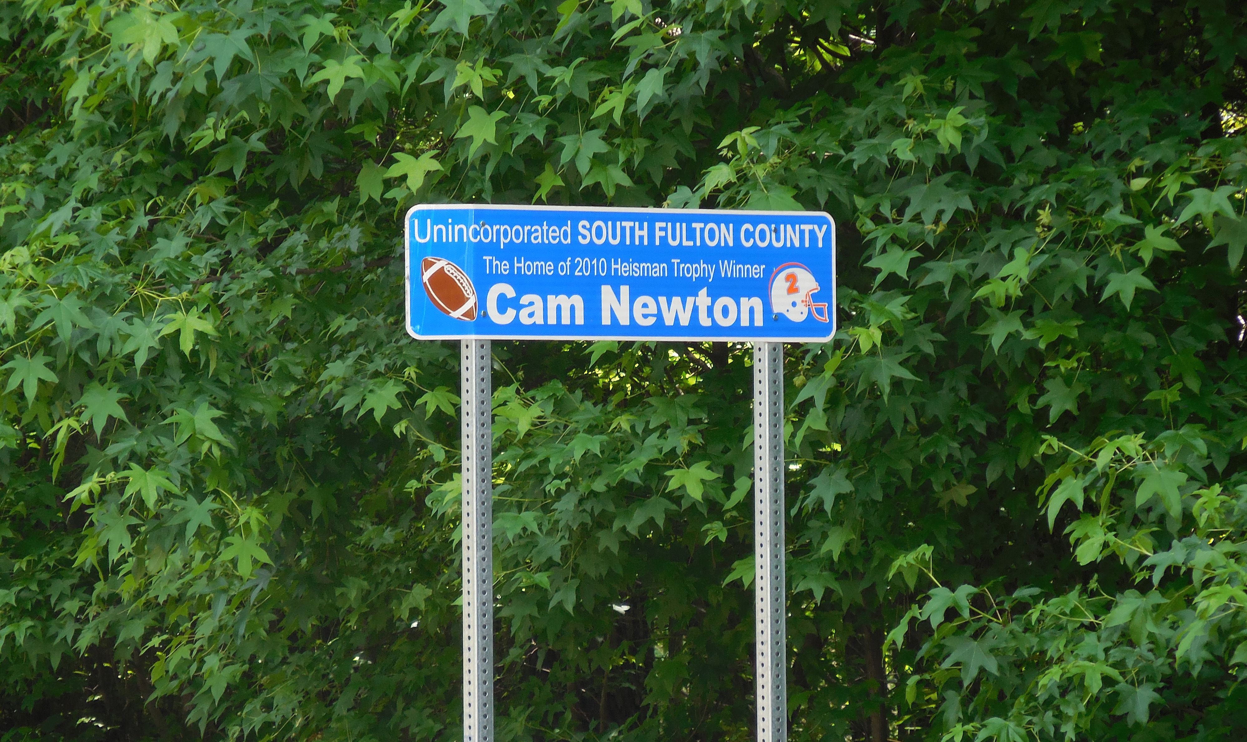 cam newton signs