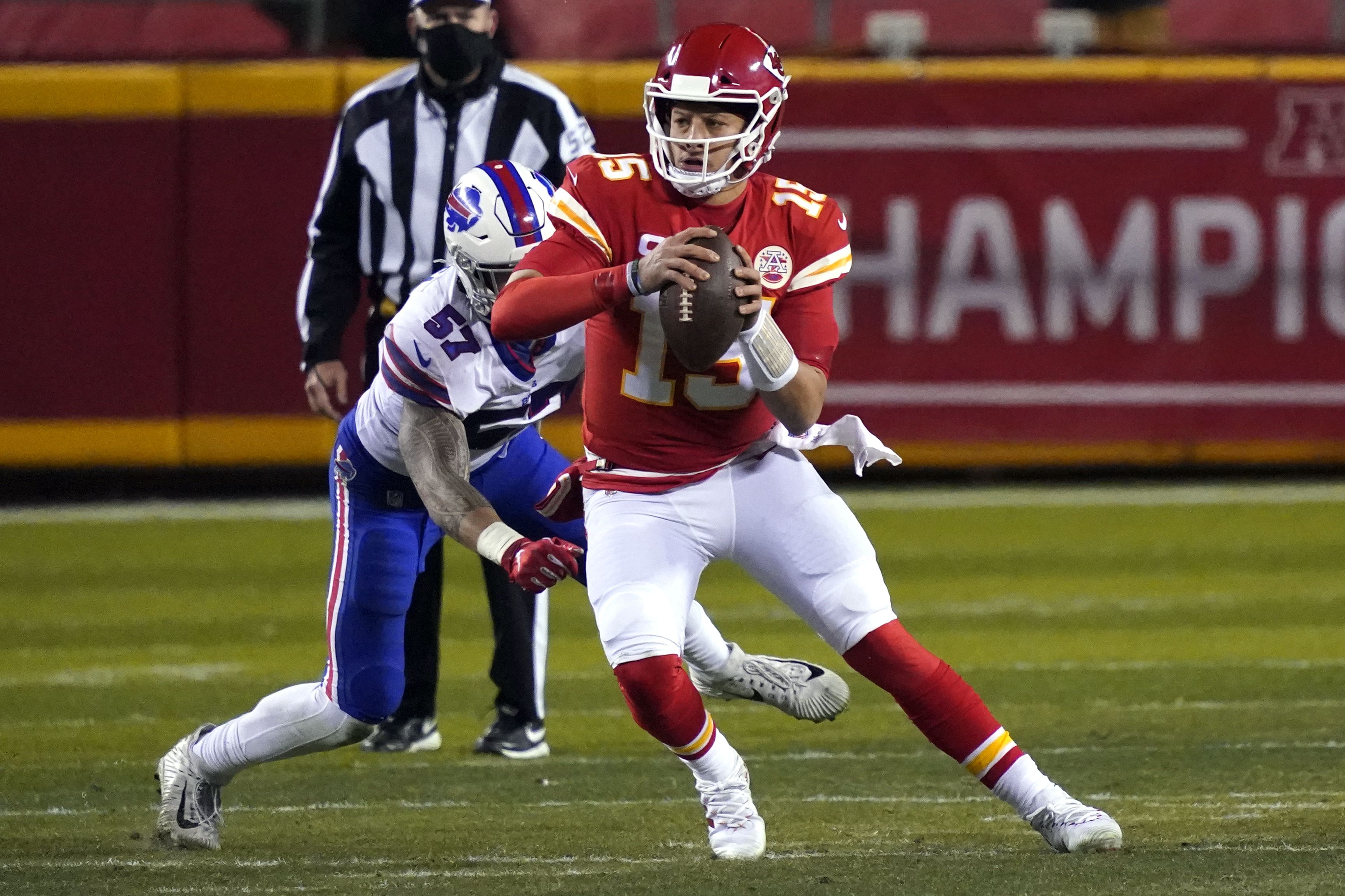 Reigning champion Kansas City Chiefs dump Buffalo Bills, 38-24, in AFC  title game to advance to Super Bowl 